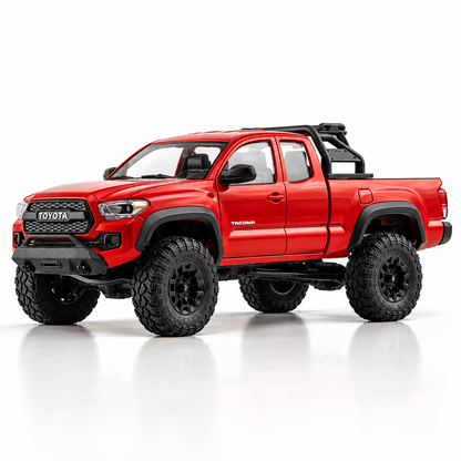 Red RC Toyota Tacoma Crawler