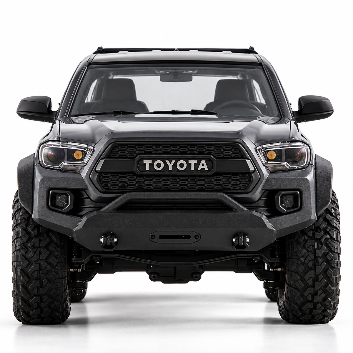 Grey RC Toyota Tacoma Crawler